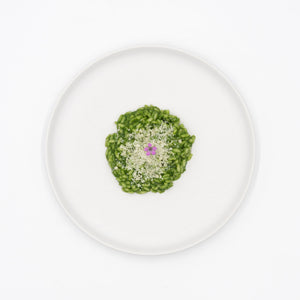 Risotto con punte tenere di ortiche