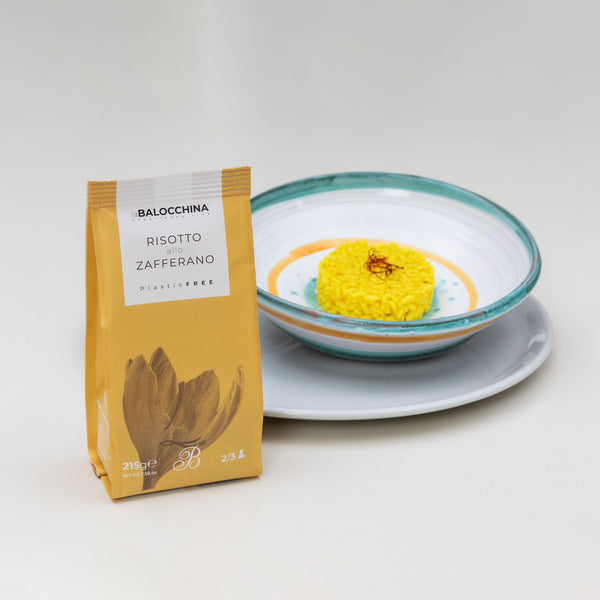 Saffron Risotto 215g in recyclable paper