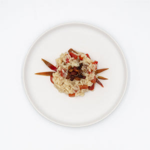 Risotto ai peperoni e guanciale