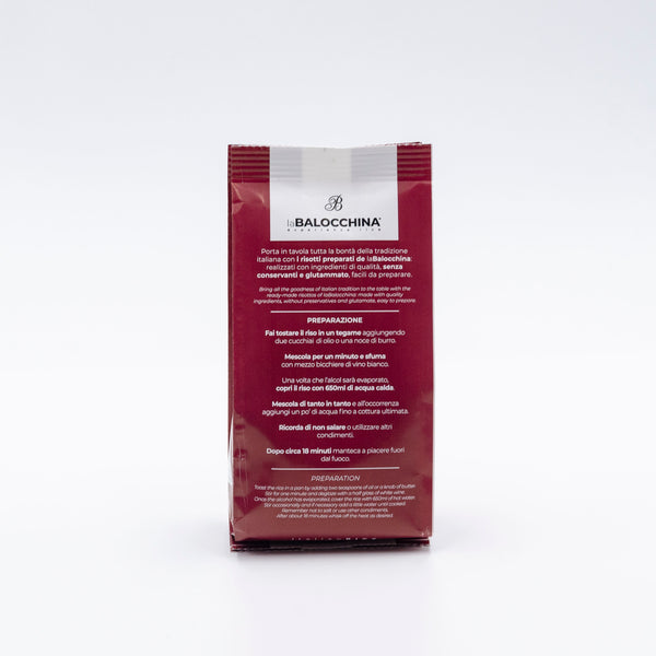 Radicchio risotto 215g in recyclable paper