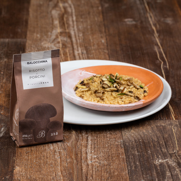 Risotto with Porcini mushrooms 215g in recyclable paper